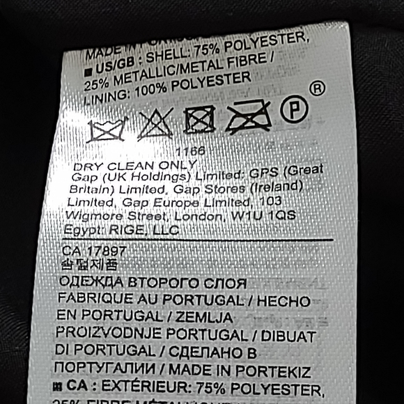 Banana Republic Limited Edition Made in Portugal black striped Cocktail Dress - Picture 9 of 12